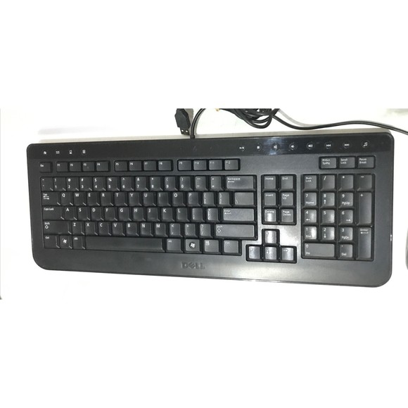 Dell SK-8165 Keyboard With Dell 1 MUAN Optical Mouse Tested Works |ShipsSameDay - Picture 3 of 7